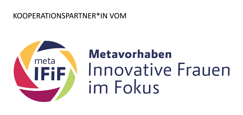 Logo Innovative Frauen im Fokus